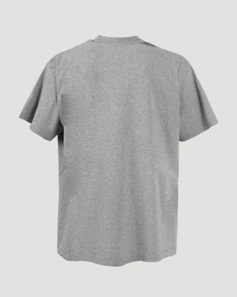 International T-Shirt Oversized in Heather Grey — снимка 3