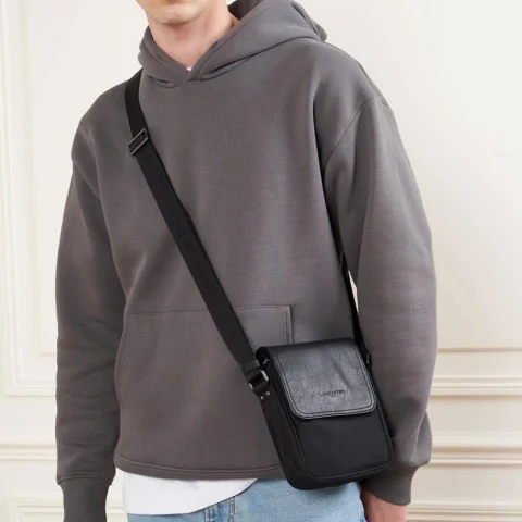 Мъжка черна чанта Basic Sport Men's LANCASTER — снимка 8