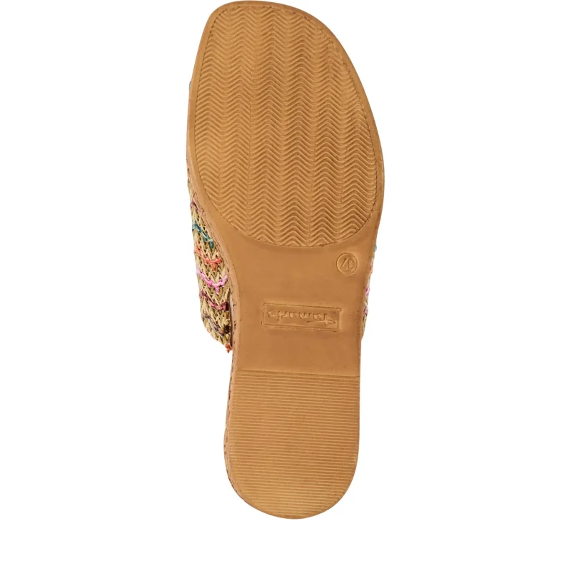 Дамски Чехли На Платформа TAMARIS – 1-27205-44-902 MULTICOLOR — снимка 6