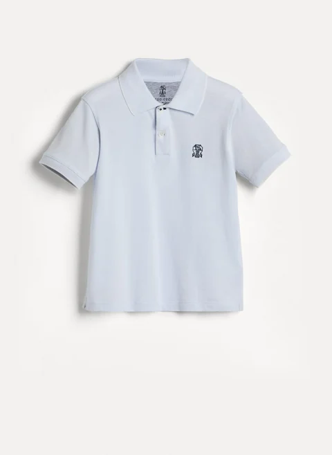 Класически полошърт Brunello Cucinelli Kids 6