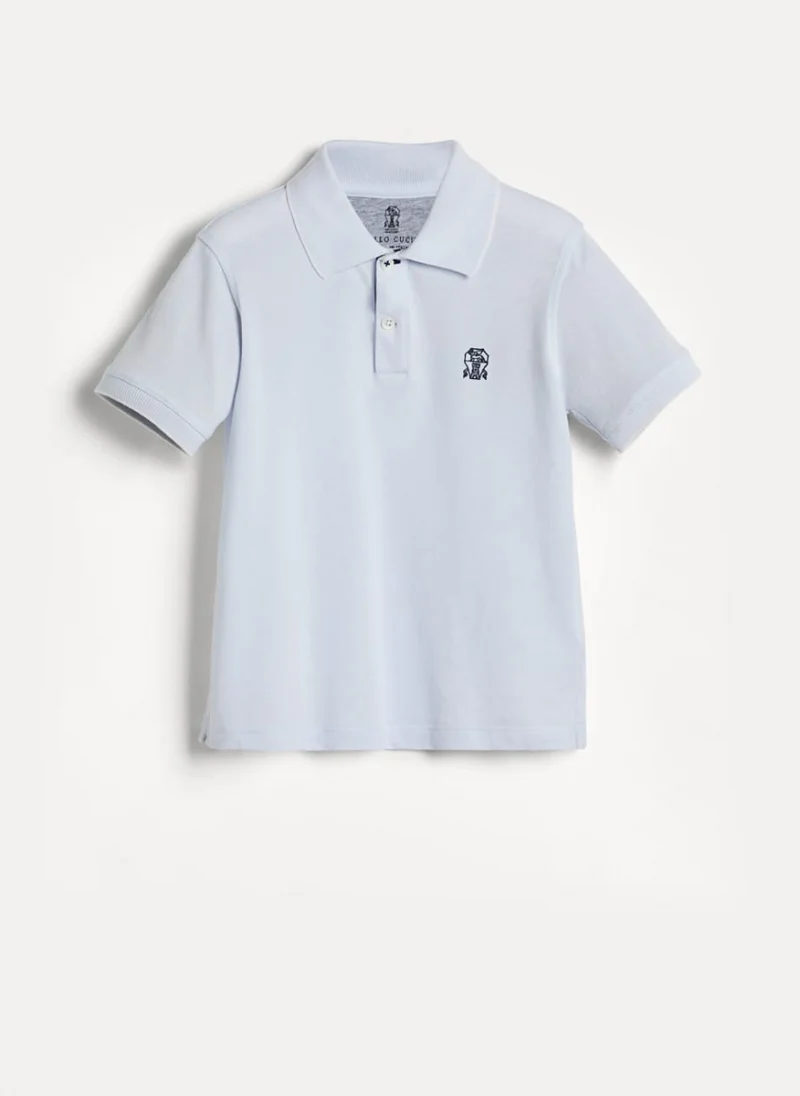Класически полошърт Brunello Cucinelli Kids 6