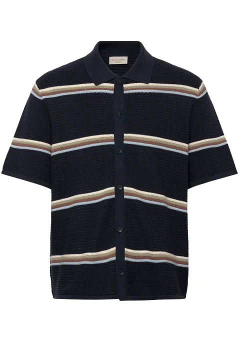Polo Jormaine Knit Ss 12295274 19-3922 TCX sky captain