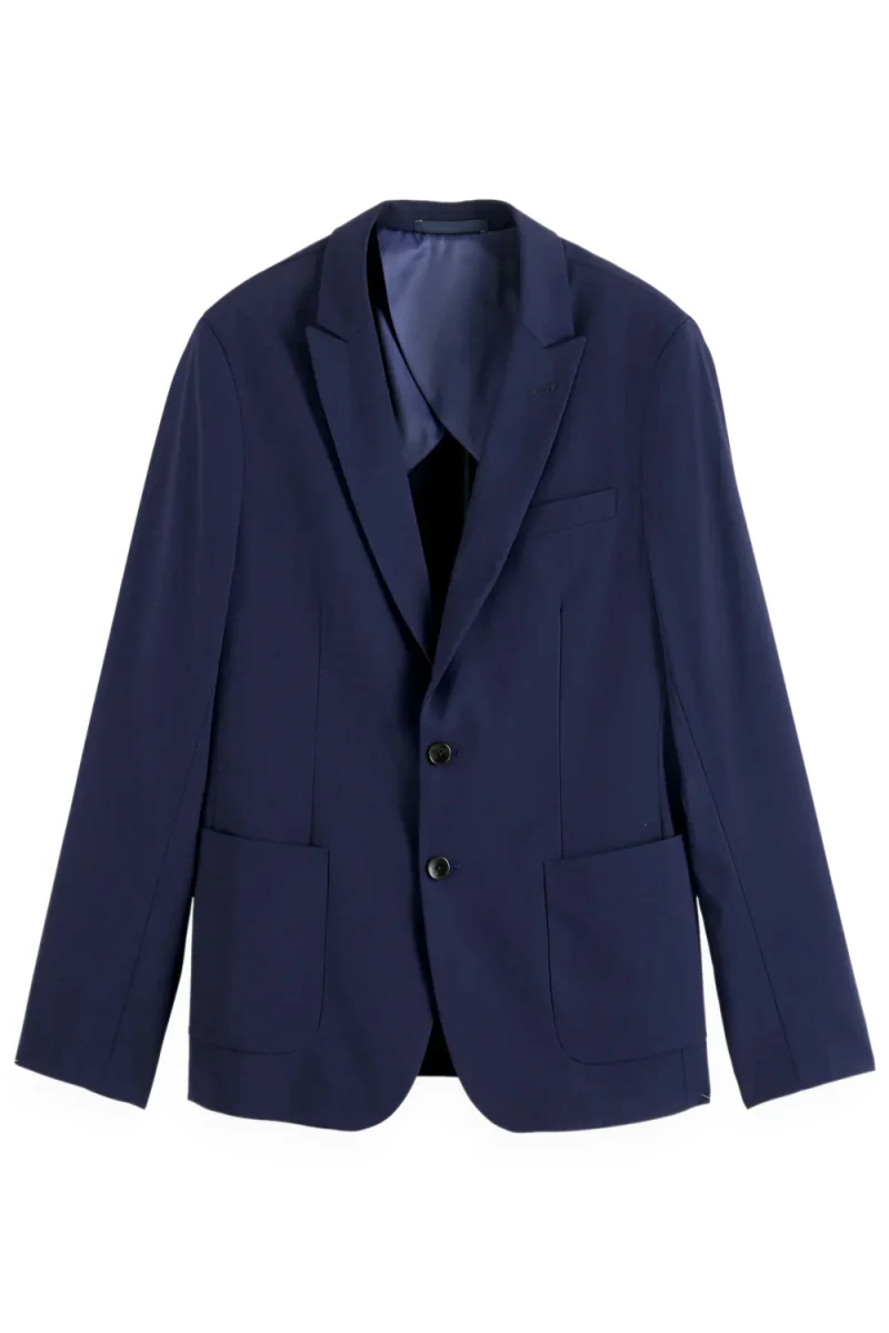 Сако Unconstructed Peak Lapel Cool-Wool 178358 0002 night
