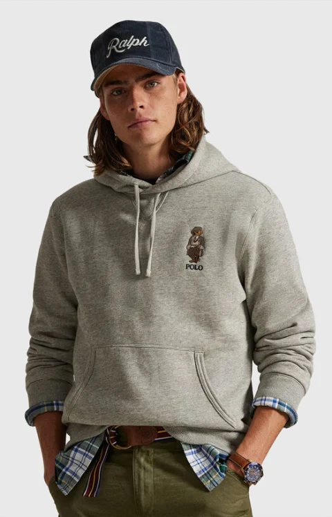 Памучен суитшърт с Polo Bear бродерия