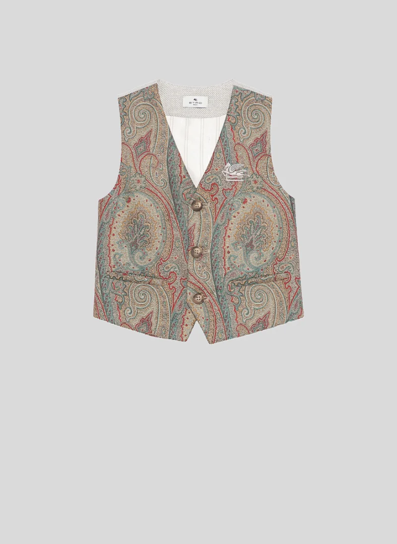 Елек с принт Etro Kids