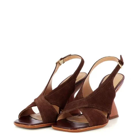 Дамски Сандали На Ток CECCONELLO – 2718005 BROWNIE — снимка 4