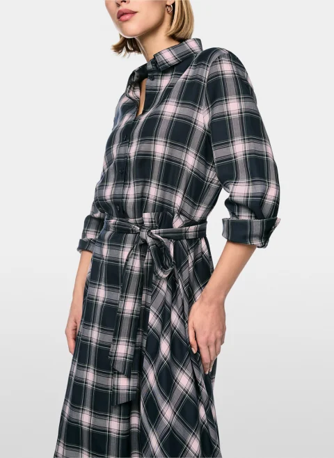 Карирана рокля-риза Marc Cain Sports — снимка 2