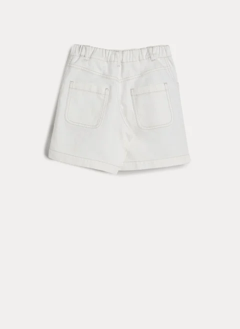 Къс панталон от деним Brunello Cucinelli Kids 6 — снимка 2