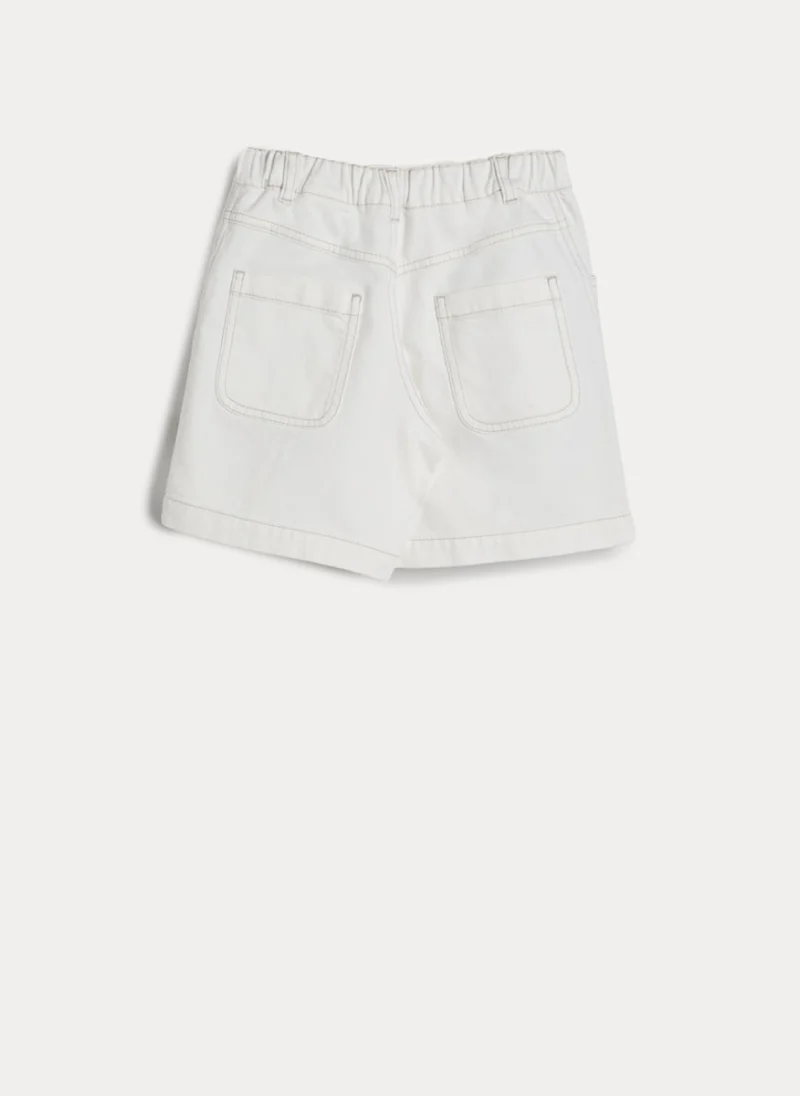 Къс панталон от деним Brunello Cucinelli Kids 6 — снимка 2