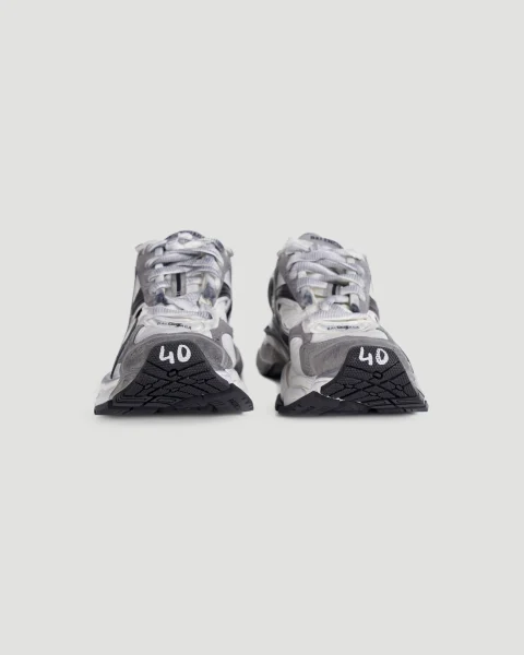 Runner Sneaker in Grey, White and Black — снимка 6