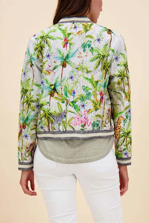Яке Junglerama Jacket JUNGLERAMAJACKET-WHT white — снимка 2