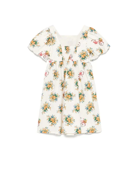 Рокля с принт Moschino Kids