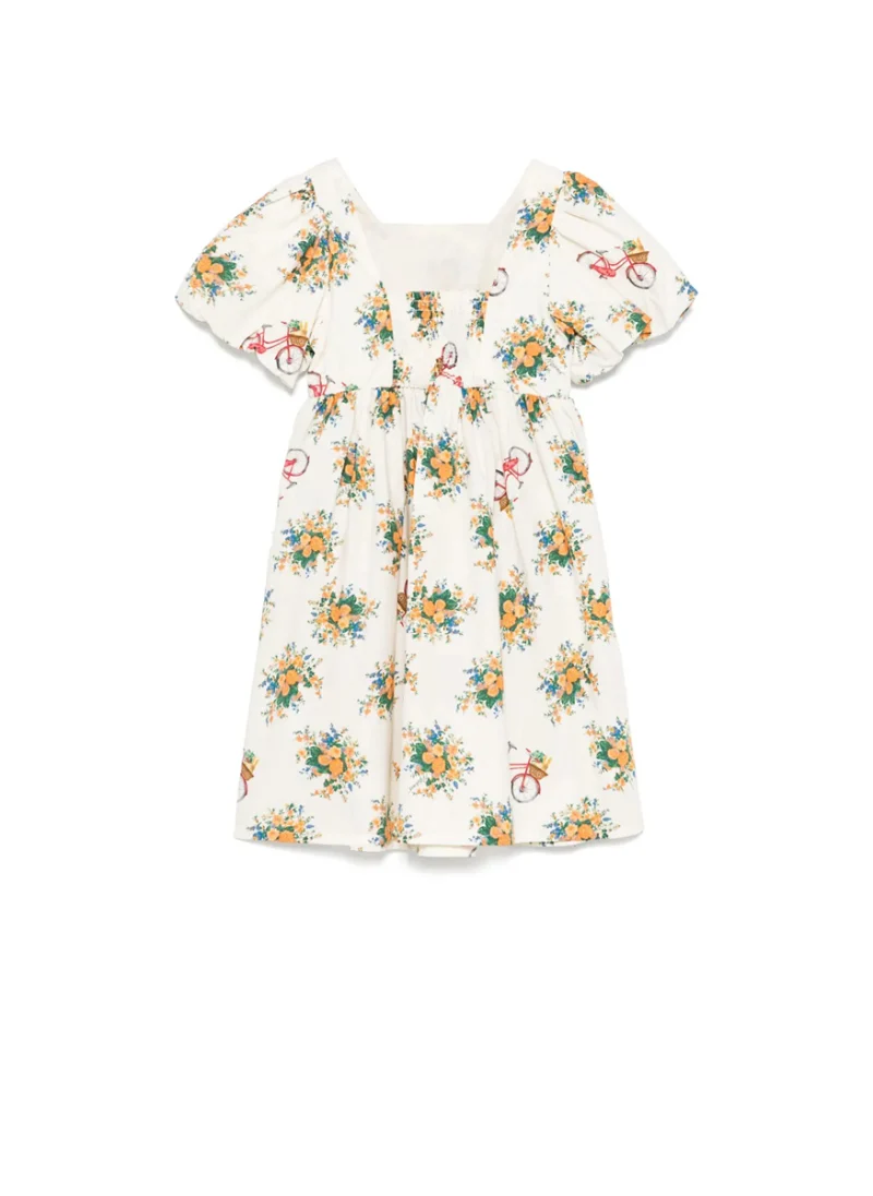 Рокля с принт Moschino Kids