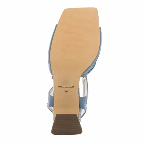 Дамски Сандали На Ток JORGE BISCHOFF – J15683021002 AZUL JEANS — снимка 4
