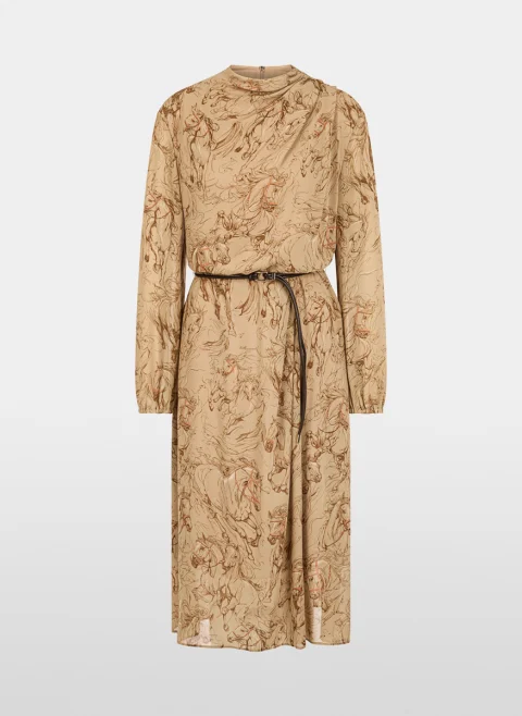 Миди рокля с принт Marc Cain Collections — снимка 12