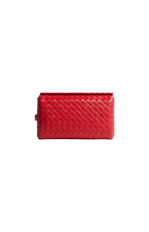 Small Cubo Pouch in Cardinal