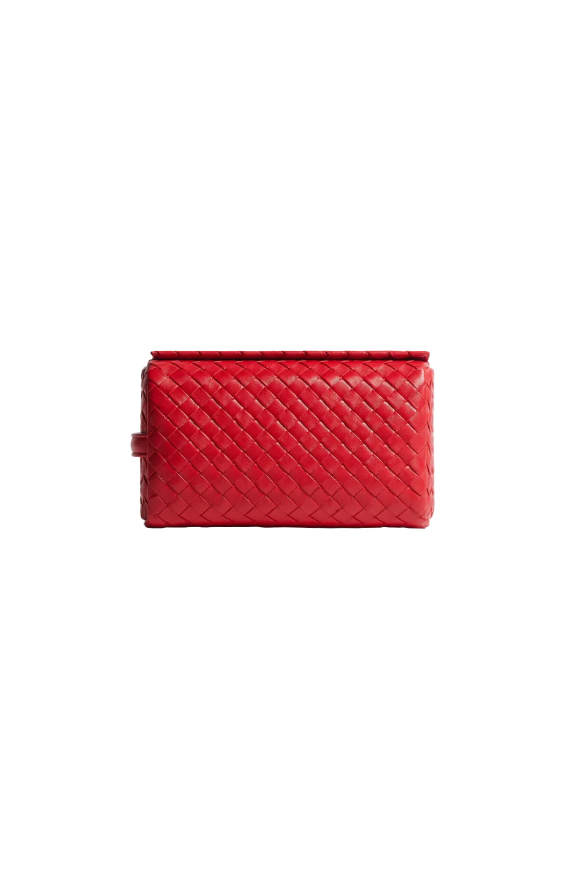 Small Cubo Pouch in Cardinal
