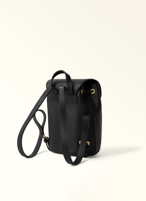 Кожена раница Furla Moonlight Nero — снимка 2