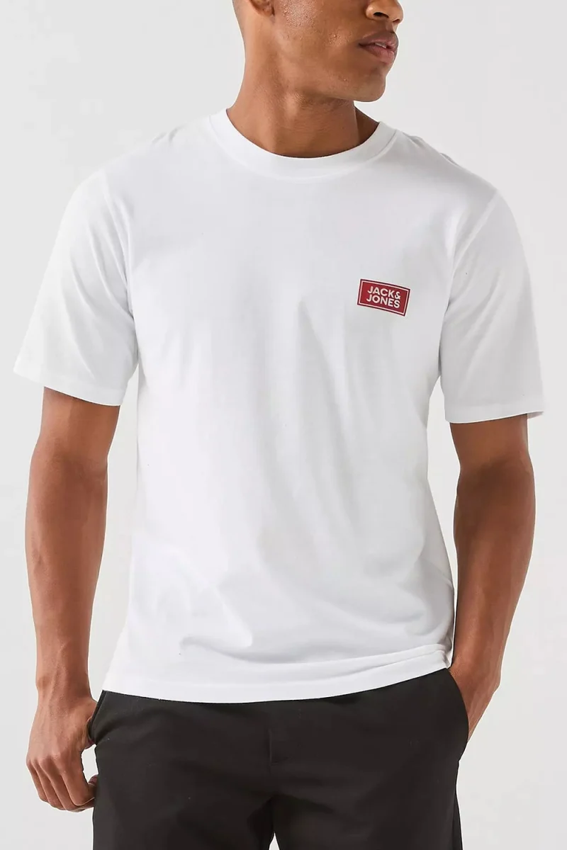 T-Shirt Jjrush 12298424 11-0601 TCX bright white — снимка 2