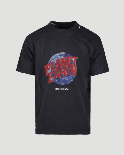 Planet Earth T-Shirt in Black