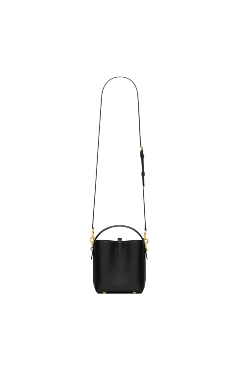 Saint Laurent le 27 Mini Bucket Bag in Shiny Leather — снимка 2