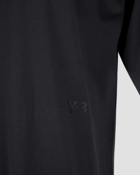 Boxy Short Sleeve T-Shirt in Black — снимка 2