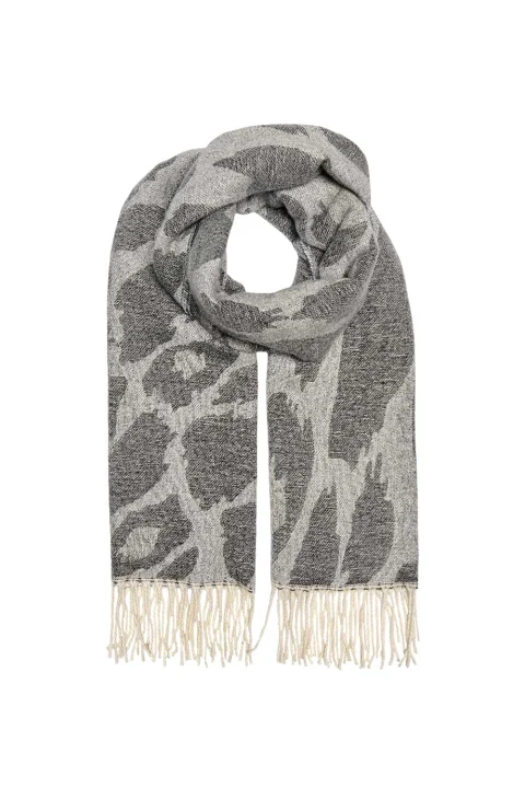 Шал Onlclarisa Animal Soft Scarf 15350130 C-N10 black