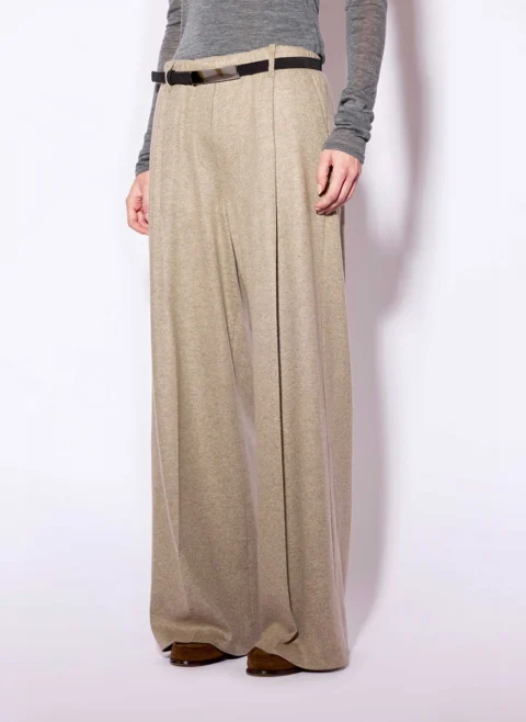 Панталон от кашмир 'Wide leg' Liviana Conti — снимка 4