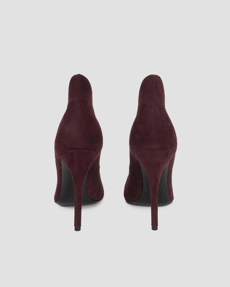 Décolletté Pumps in Suede Goatskin — снимка 3