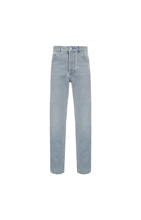 Light Bleach Straight Jeans