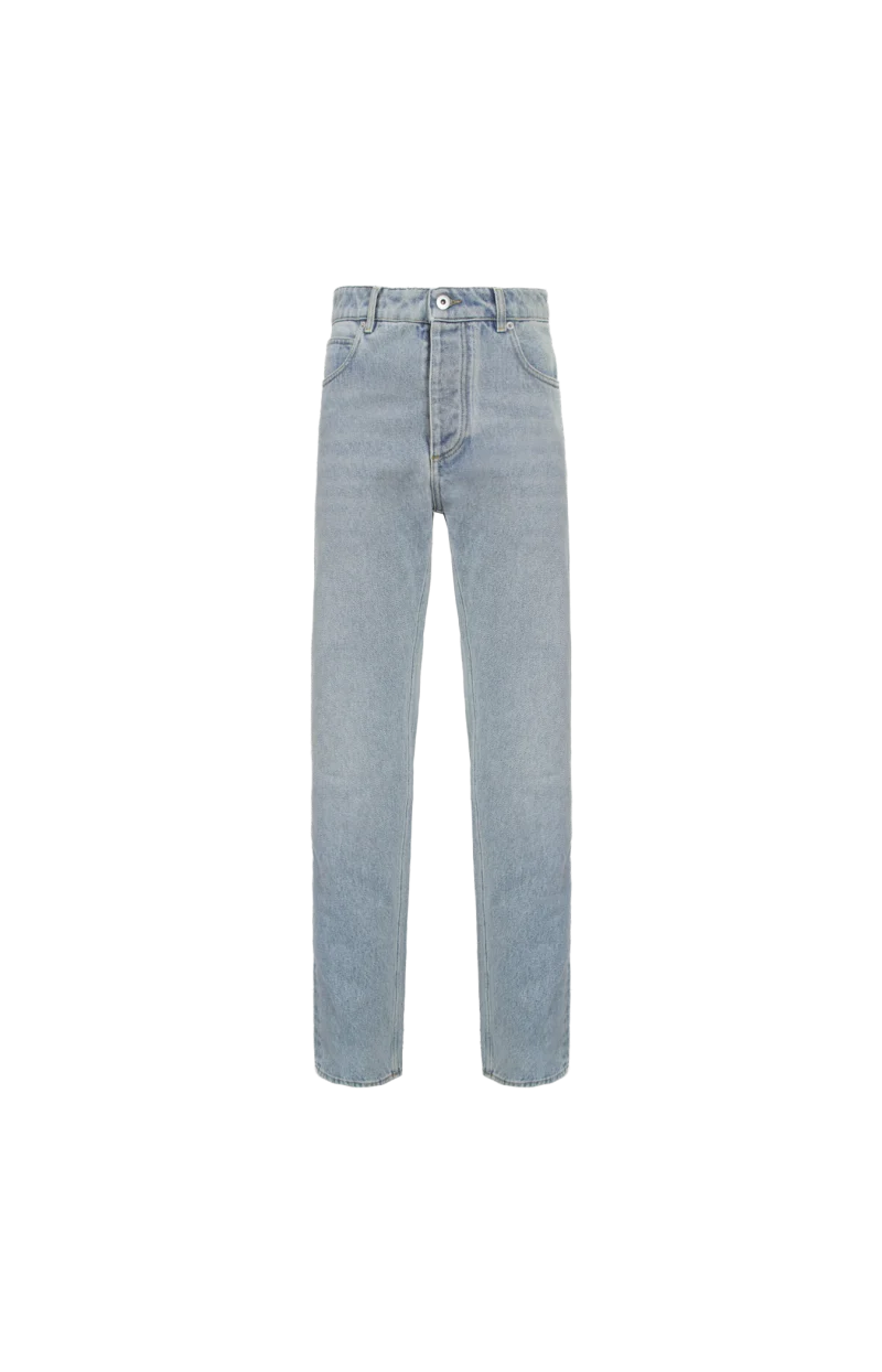 Light Bleach Straight Jeans