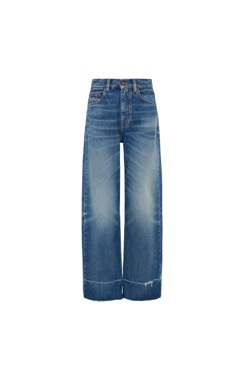 Extra Long Bootcut Jeans in Denim