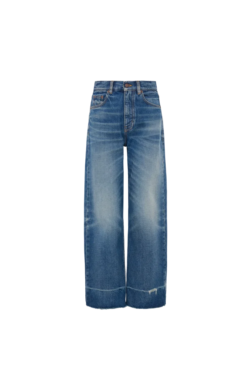 Extra Long Bootcut Jeans in Denim