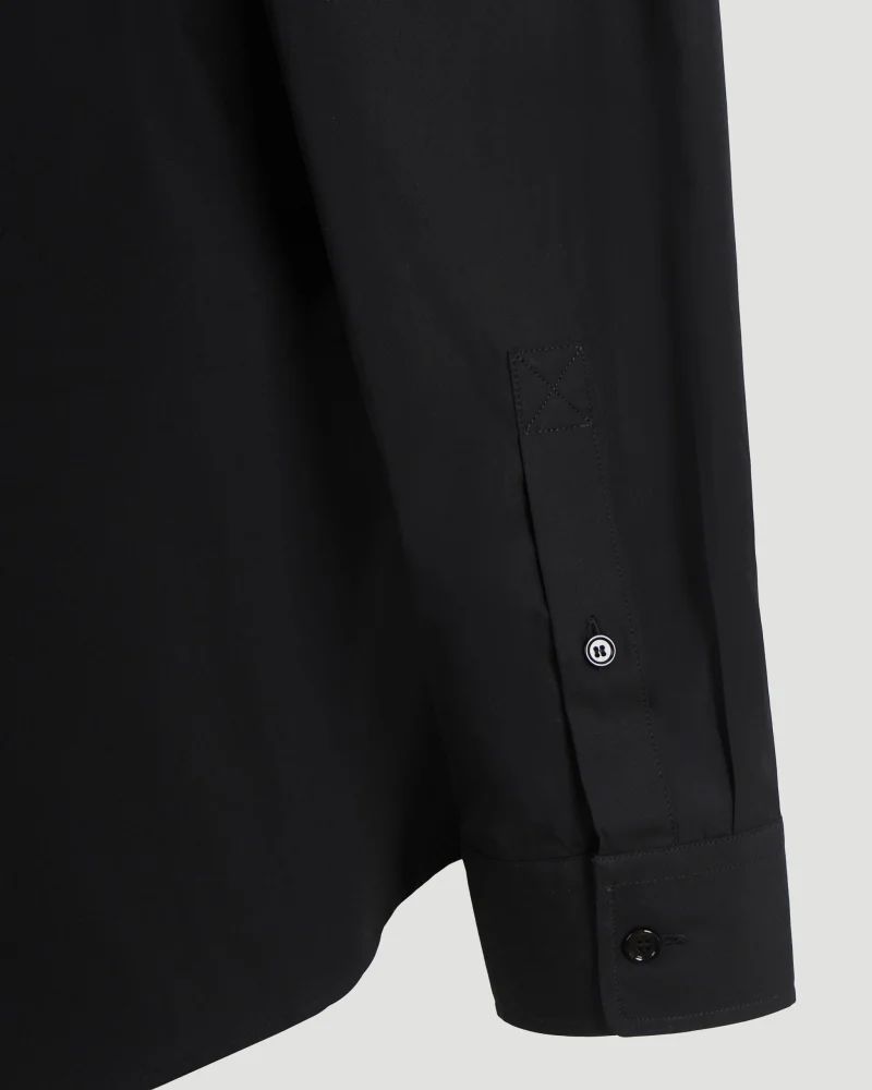 Cotton Shirt in Black — снимка 5