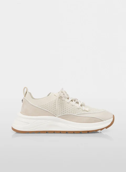 Кецове от плетиво с детайли от велур Marc Cain Sports — снимка 2