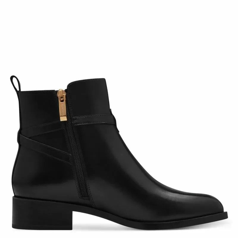 Дамски Равни Боти TAMARIS – 1-25321-43-001 BLACK — снимка 2