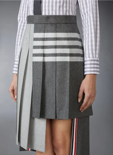 Плисирана пола 'Multi-layer' Thom Browne — снимка 3