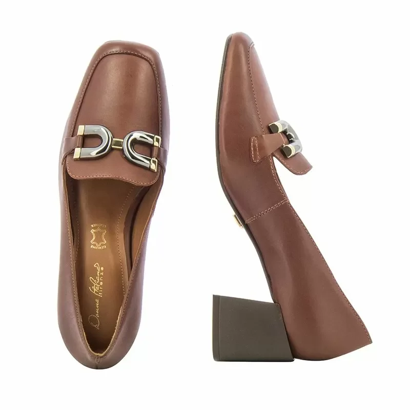 Токчета DONNA ITALIANA – 11373-610-798 ANILINA NEW COGNAC MA — снимка 4
