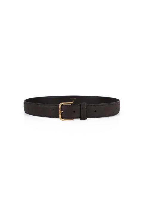 Classic Belt in Dark Brown