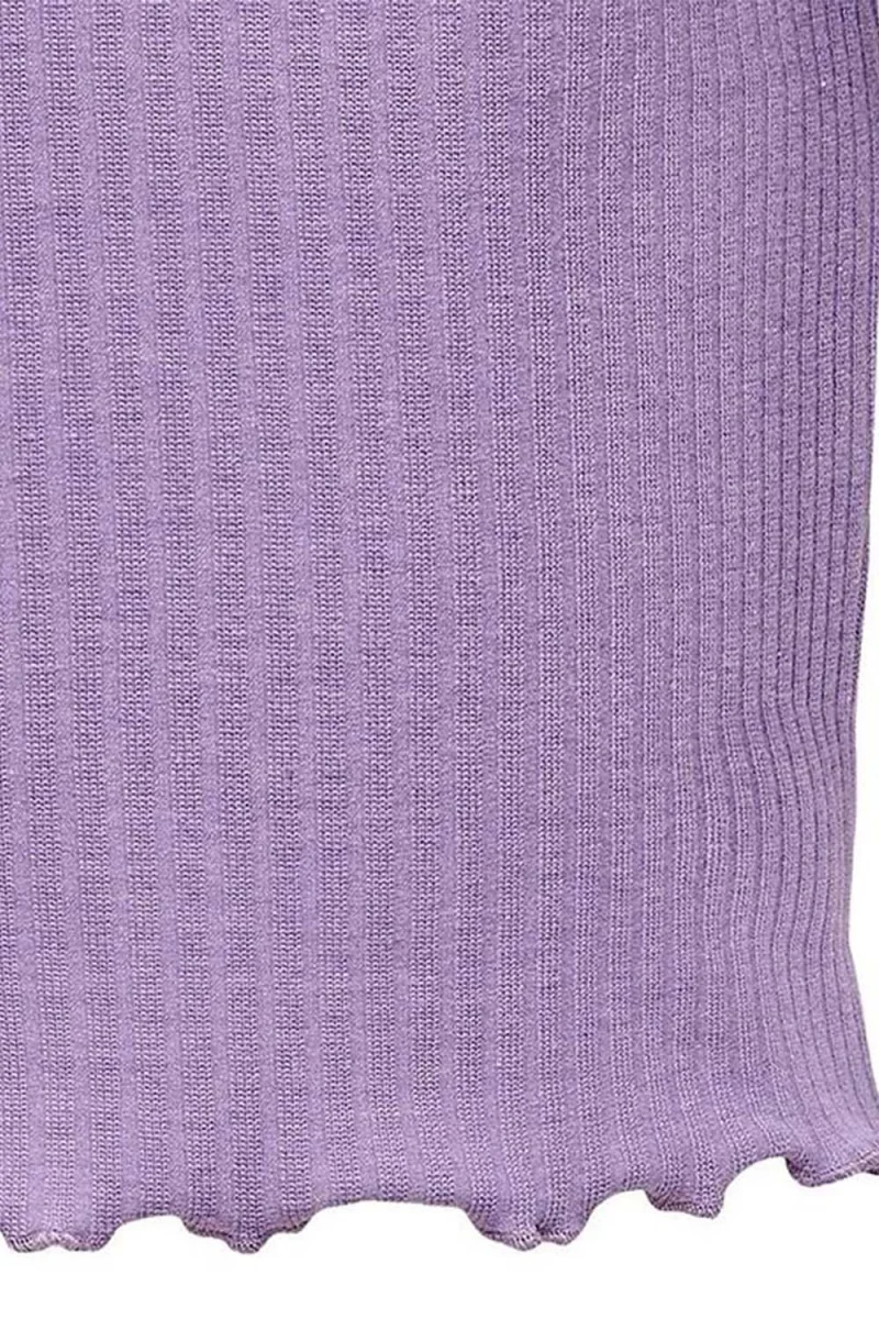 Детски Top Kognella S/S O-Neck Top Noos Jrs 15225338 17-3615 tcx chalk violet — снимка 2