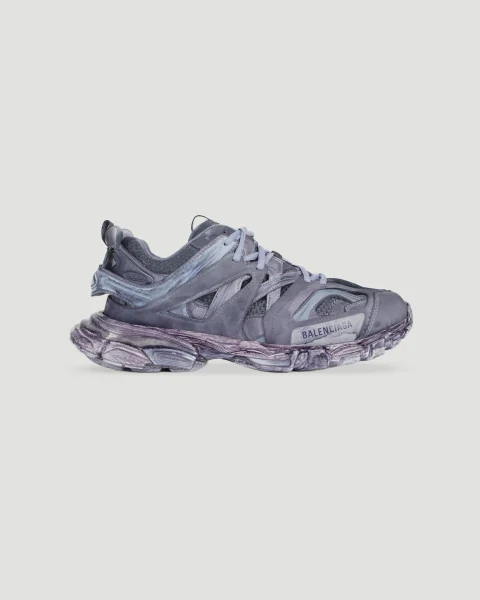 Track Sneaker in Faded Blue