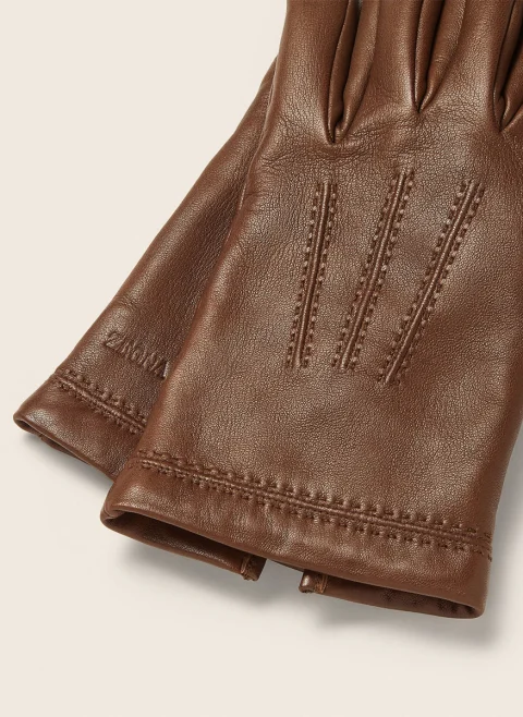 Ръкавици от естествена кожа Zegna — снимка 2