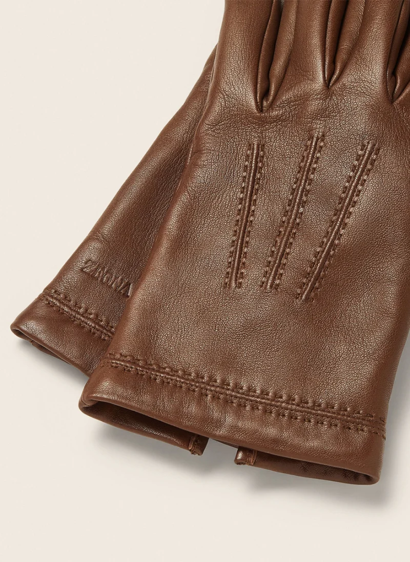 Ръкавици от естествена кожа Zegna — снимка 2