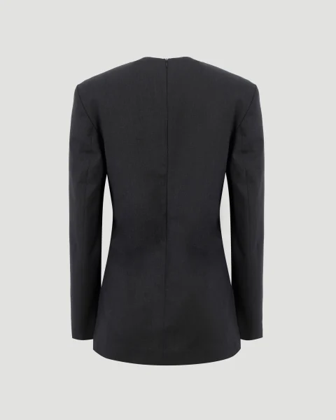 Tailored Dinner Blouse — снимка 3