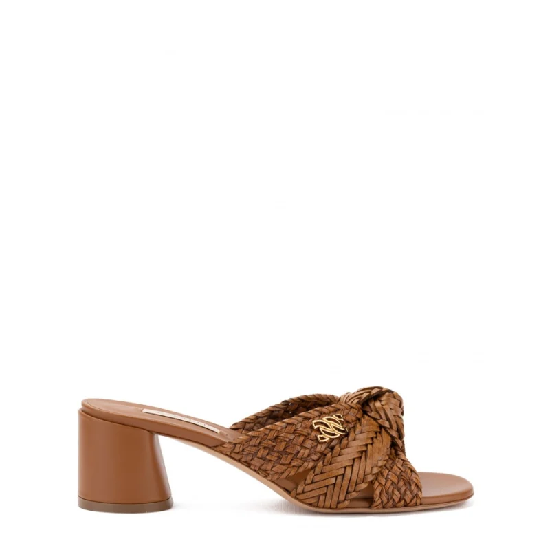 Дамски кафяви чехли Suncity Casadei