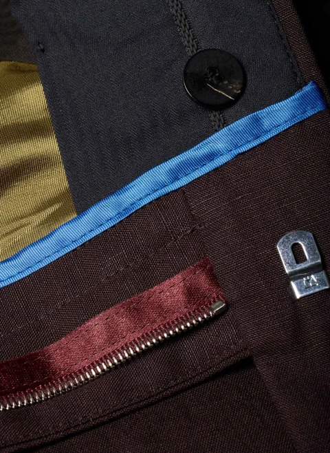 Панталон от 100% лен Paul Smith — снимка 8