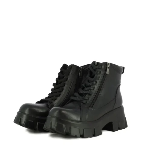 Дамски Равни Боти CARLO FABIANI – 20EF126-08 BLACK — снимка 3