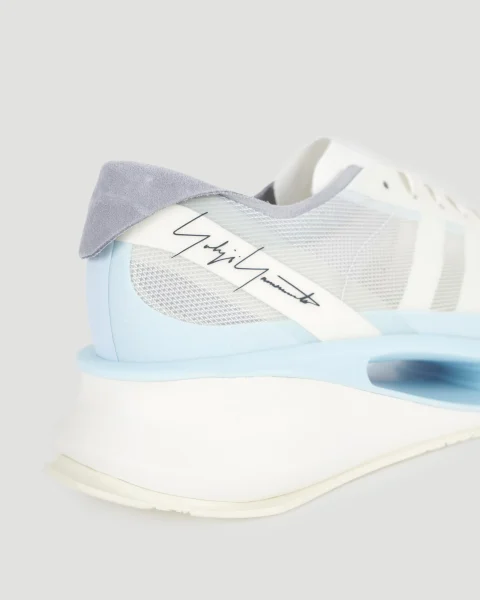 Gendo Run Trainers in White and Blue — снимка 3