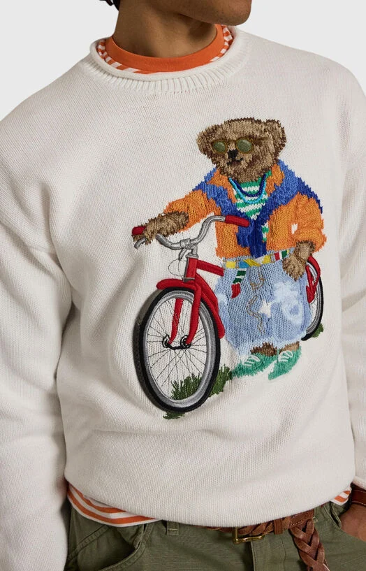 Пуловер с Polo Bear бродерия — снимка 4