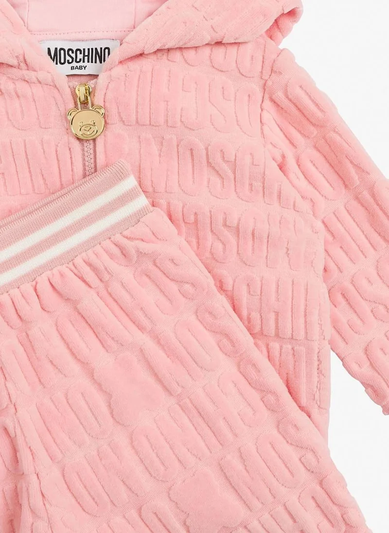 Спортен комплект 'Logo Chenille' Moschino Kids — снимка 3
